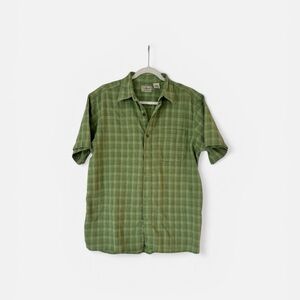 L.L. Bean Green Plaid Men's Shirt